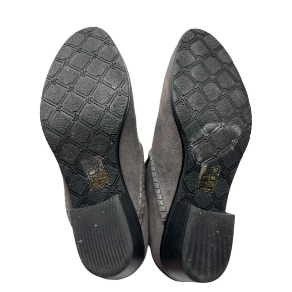 Jack Rogers Dylan Suede Charcoal Gray Booties - Picture 7 of 12